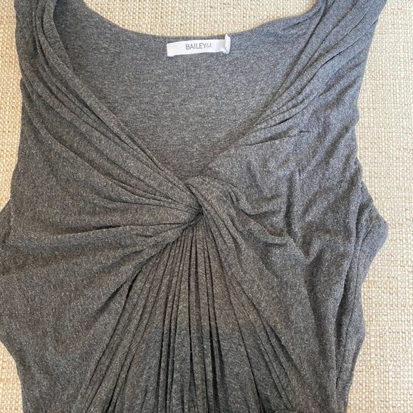 Bailey 44 Grey Maxi Dress with Twist Top - Picture 3 of 8
